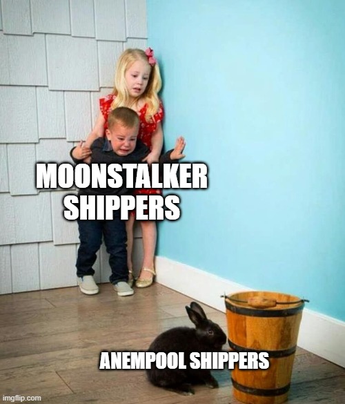 This would terrify me too | Moonstalker shippers; Anempool shippers | image tagged in wings of fire,memes | made w/ Imgflip meme maker