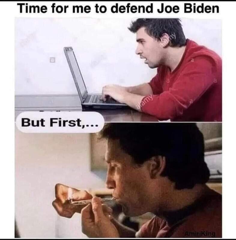 Biden Crack Pipe Blank Meme Template