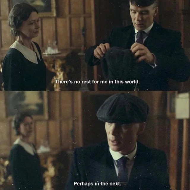 Peaky Blinders Rest in this world Blank Meme Template