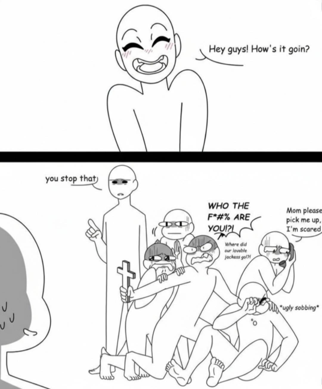 Non normal male Blank Meme Template