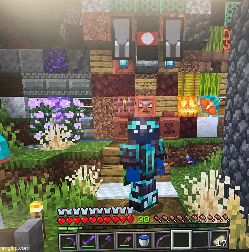 Rate my house | image tagged in minecraft,minecraft memes,rate me | made w/ Imgflip meme maker