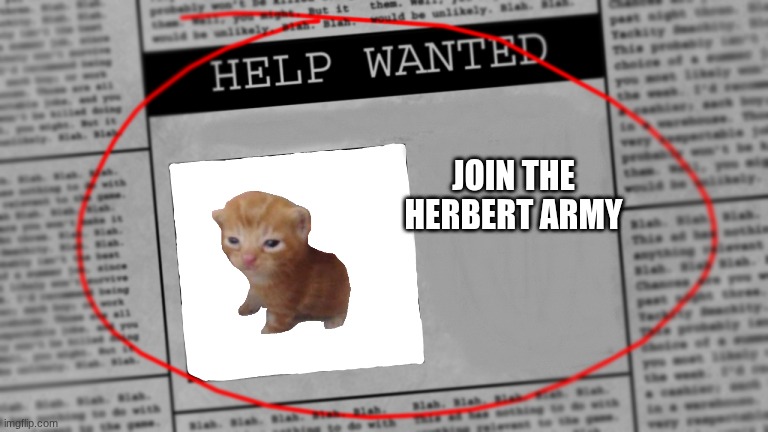 Fnaf newspaper | join the herbert army | image tagged in fnaf newspaper | made w/ Imgflip meme maker