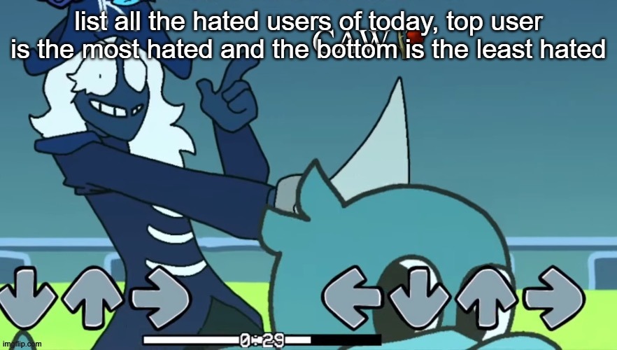 chips ahoyeth worms | list all the hated users of today, top user is the most hated and the bottom is the least hated | image tagged in chips ahoyeth worms | made w/ Imgflip meme maker