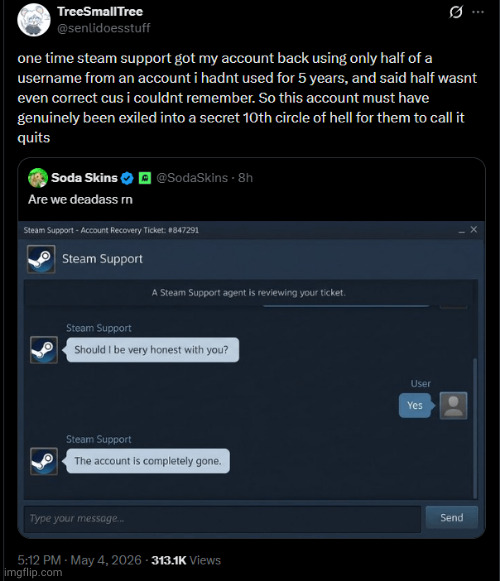 Steam takes a W once again | image tagged in steam | made w/ Imgflip meme maker