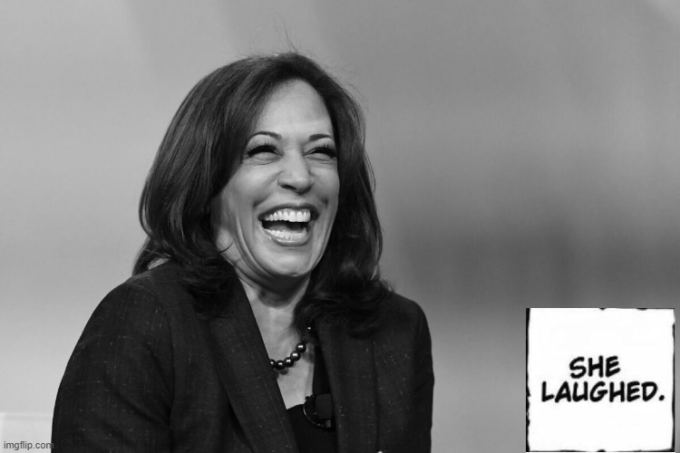 kamala laughs (One piece chapter 967) | image tagged in kamala harris laughing | made w/ Imgflip meme maker