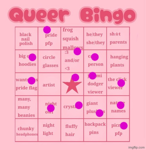 r we fr // also I have a pride pfp on Reddit what’s y’all’s Reddit usernames so I can fren u | image tagged in bingo,lgbtq | made w/ Imgflip meme maker