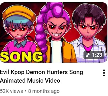 Evil Kpop Demon Hunters Blank Meme Template