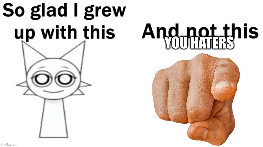 So glad i grew up with this | YOU HATERS | image tagged in so glad i grew up with this | made w/ Imgflip meme maker