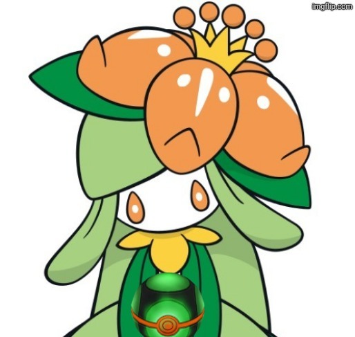 Dusk Ball Lilly | image tagged in dusk ball lilligant | made w/ Imgflip meme maker