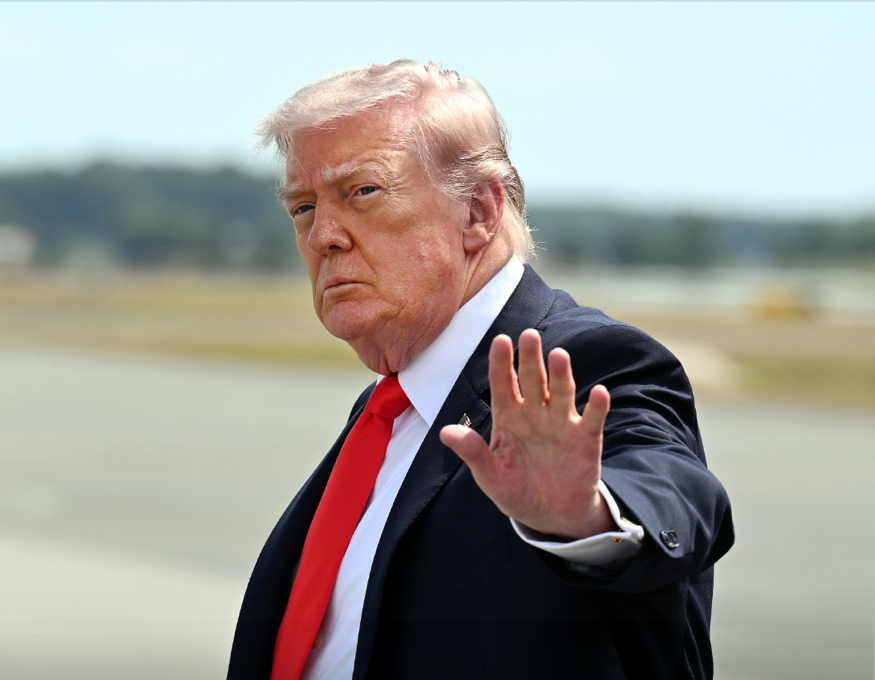 Trump stop Blank Meme Template