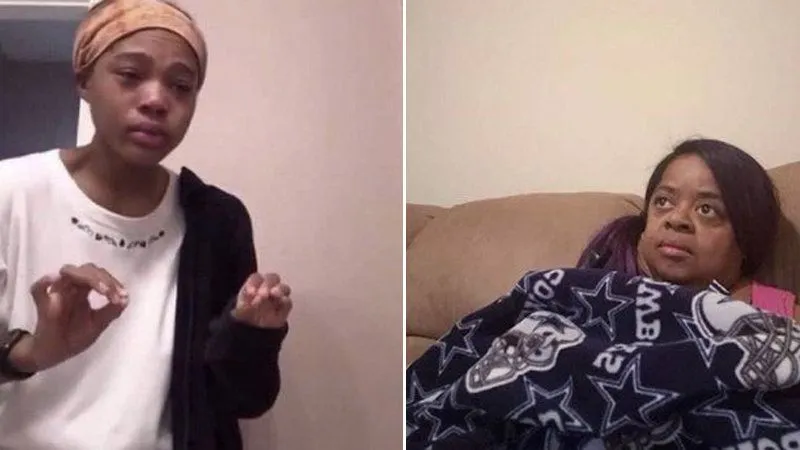 me explaining to my mom Blank Meme Template