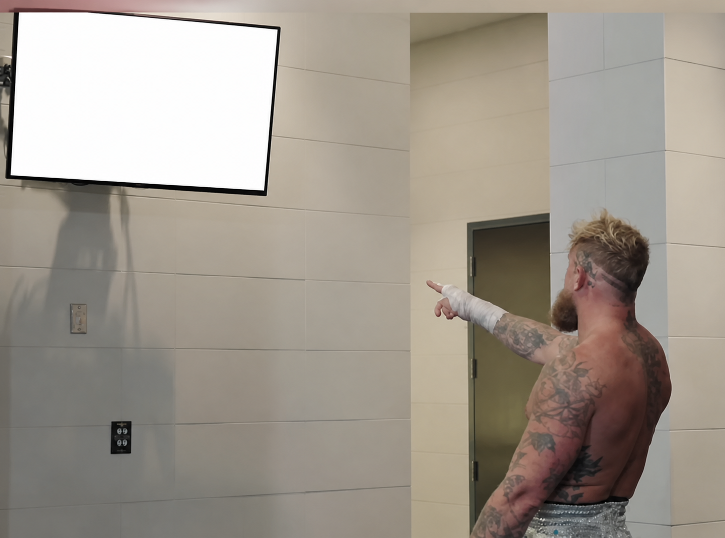 jake paul pointing Blank Meme Template