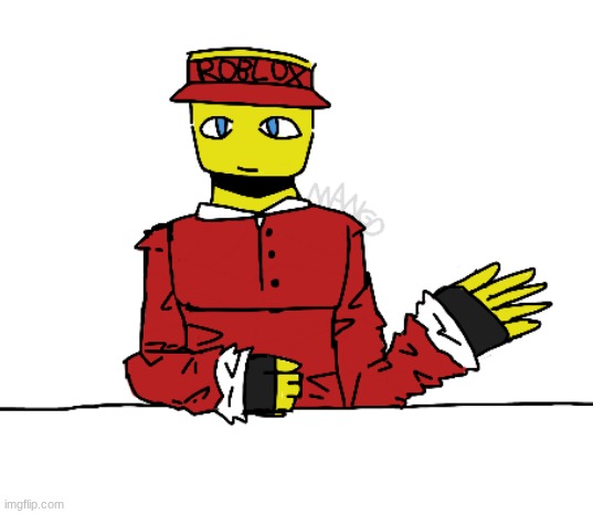 Elliot fanart :3 | image tagged in fanart,art,roblox,forsaken | made w/ Imgflip meme maker