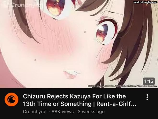 crunchyroll doesn't even care about it | made w/ Imgflip meme maker