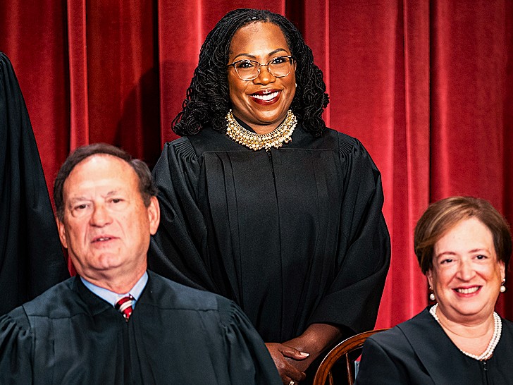 Justice Alito vs KBJ Blank Meme Template