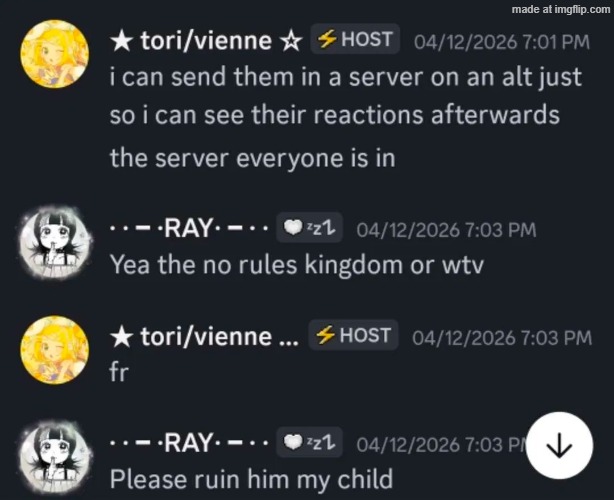 proof of vienne saving the images just to hurt him | made w/ Imgflip meme maker
