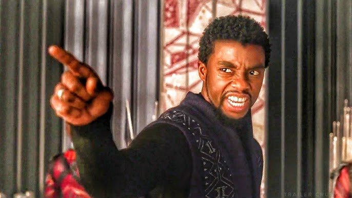 Black Panther get this man a shield Blank Meme Template