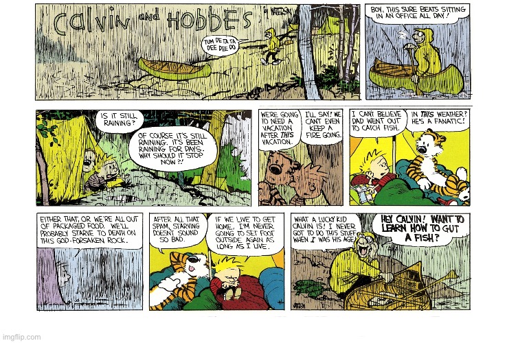 image tagged in calvin and hobbes,comics | made w/ Imgflip meme maker