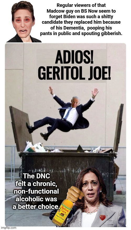 Geritol Joe replaced by alcoholic | image tagged in geritol joe replaced by alcoholic | made w/ Imgflip meme maker