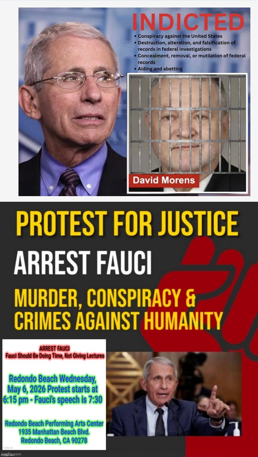 The Fauci Empire is starting to crumble. David Morens indicted for the cover-up of Plandemic era Crimes. | image tagged in death penalty,dr fauci,dr evil,injustice,arrested development,memes | made w/ Imgflip meme maker