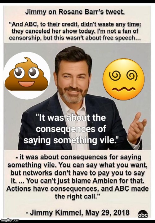 image tagged in jimmy kimmel on saying something vile | made w/ Imgflip meme maker