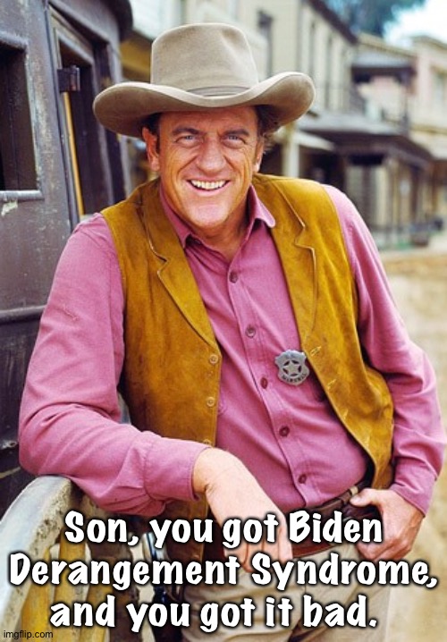 Son, you got Biden Derangement Syndrome, and you got it bad. | image tagged in matt dillon | made w/ Imgflip meme maker
