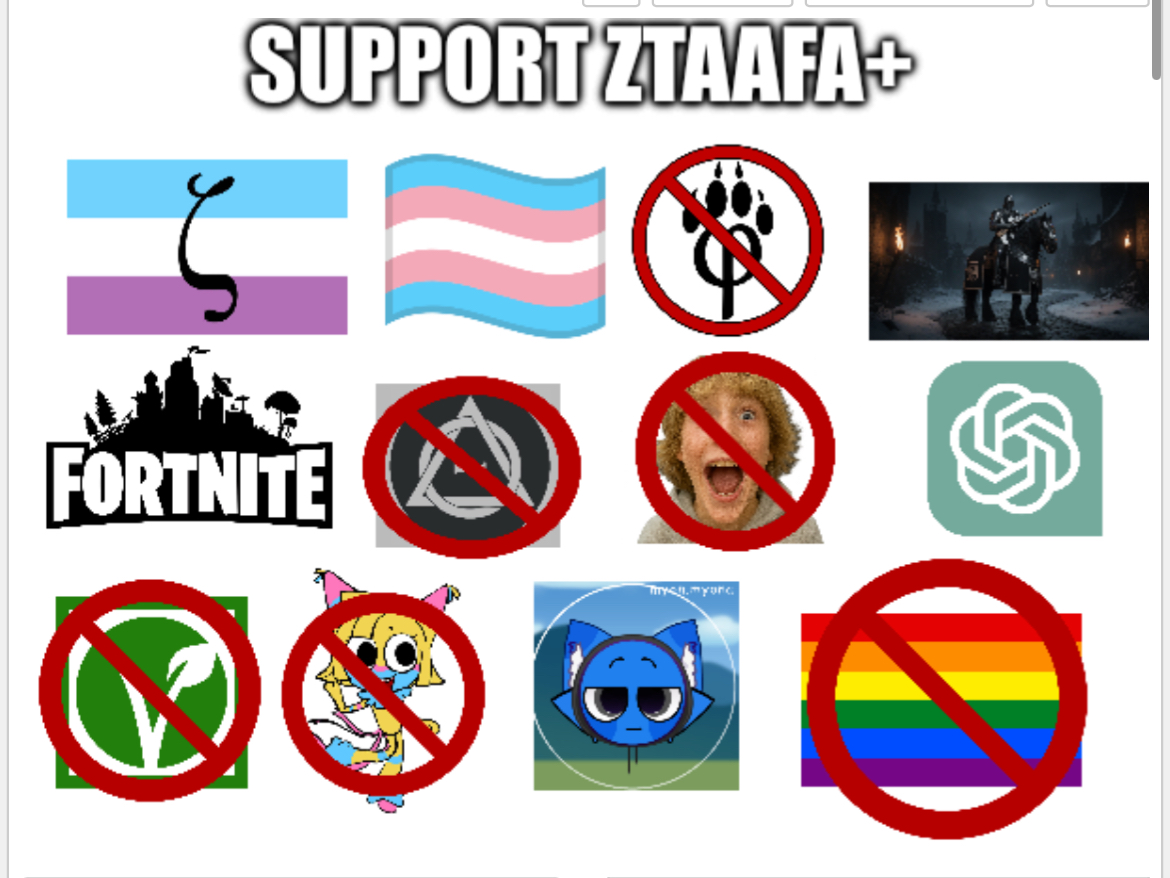 SUPPORT ZTAAFA+ Blank Meme Template