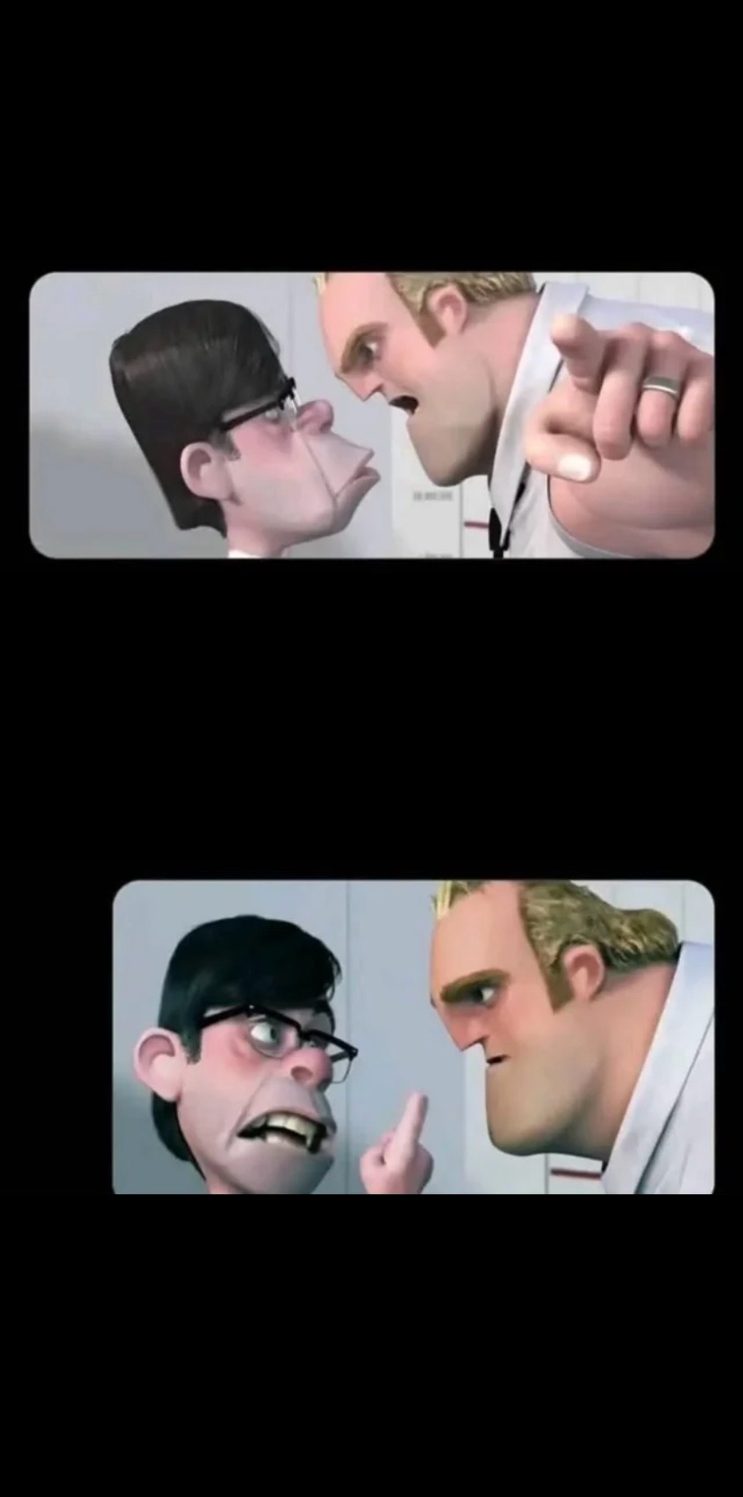 Mr. Incredible He (or she) is doing xyz (or being xyz) Blank Meme Template
