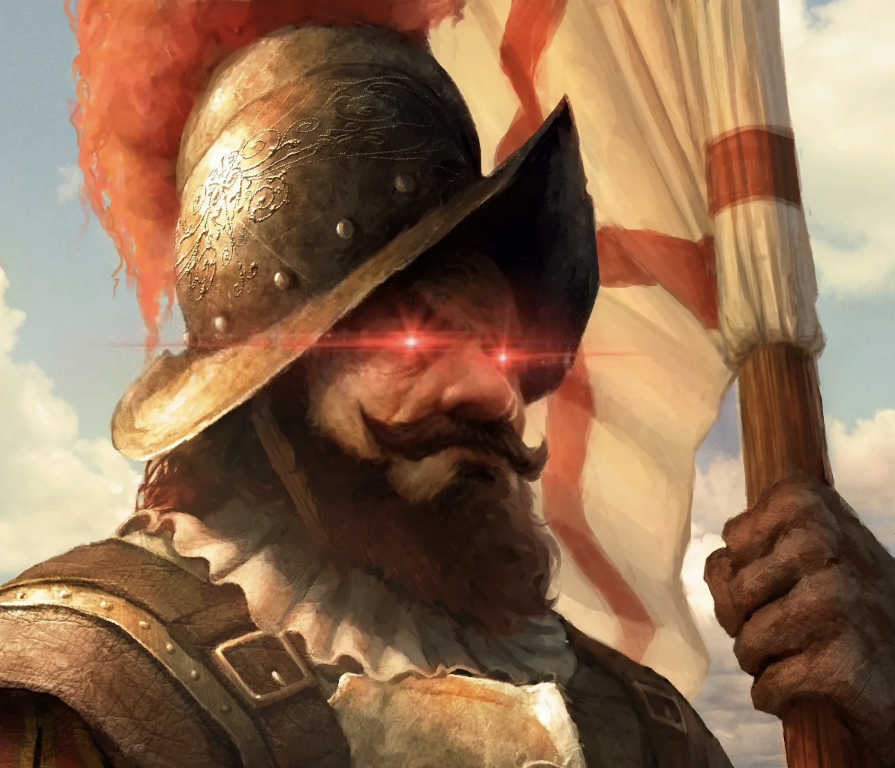Gonzalo glow eyes Blank Meme Template