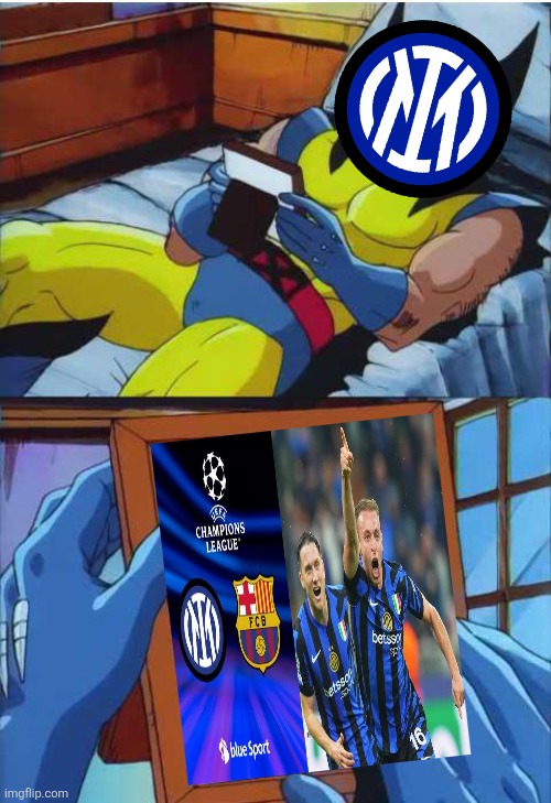 One year ago today... Marciniak and Araujo costed Barcelona's qualification to the final from München | image tagged in wolverine remember,barcelona,inter,champions league,memes | made w/ Imgflip meme maker