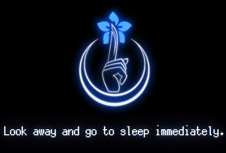Look away and go to sleep immediately Blank Meme Template