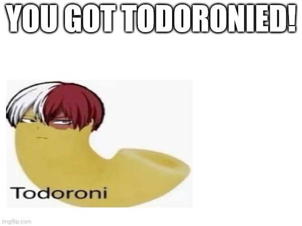 Todo | You got todoronied! | image tagged in pinkypiememez,memes,shotomemes,pinkypie7memez,another random tag i decided to put | made w/ Imgflip meme maker