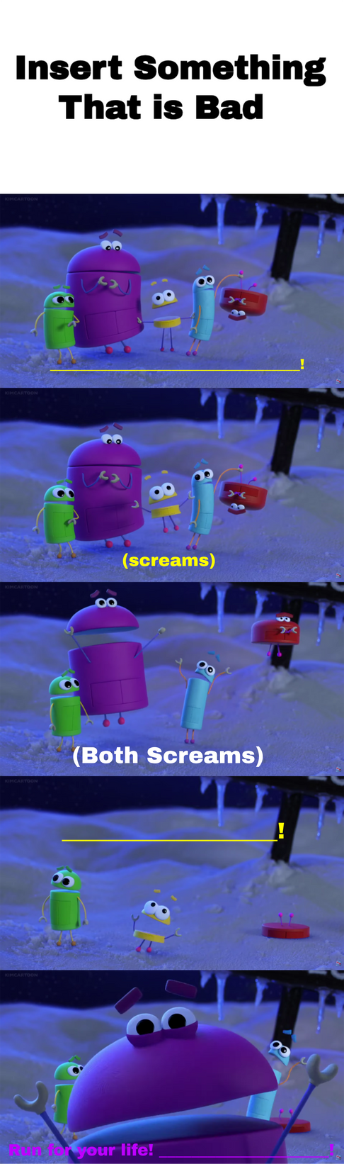 Bing bang and bo reacts to what Blank Meme Template