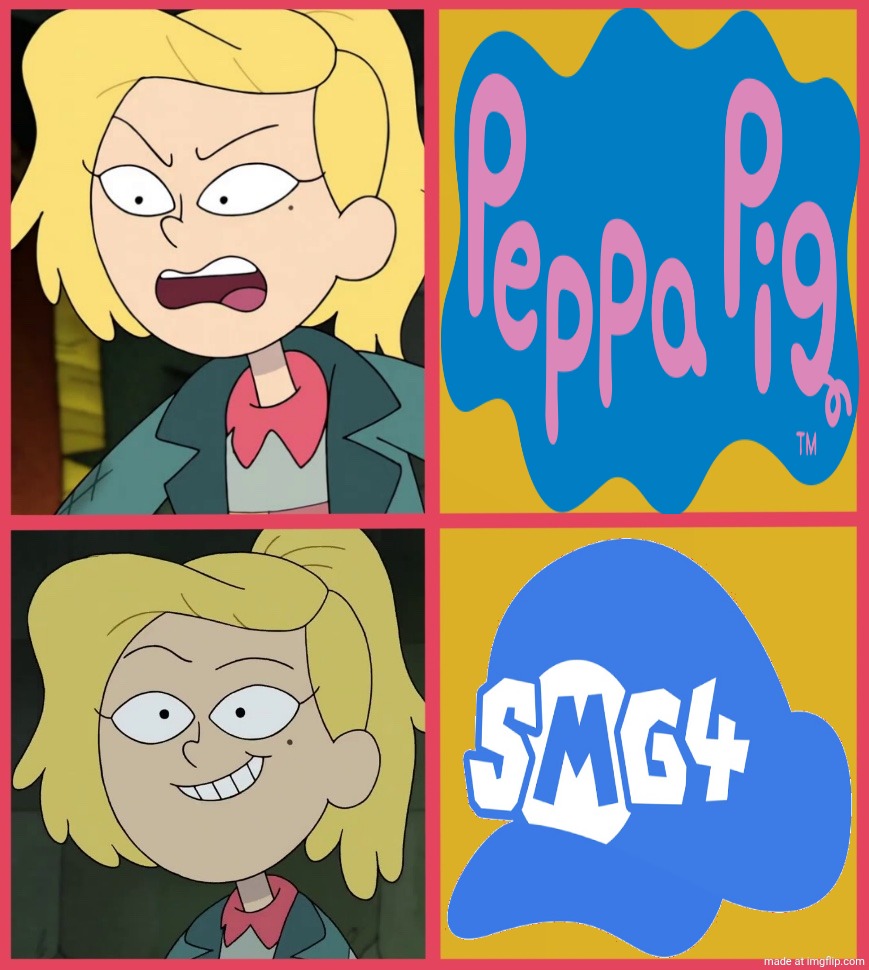 Sasha Waybright dislike Peppa pig and like smg4 | image tagged in sasha waybright dislike/like meme template,amphibia,peppa pig,smg4,disney,deviantart | made w/ Imgflip meme maker