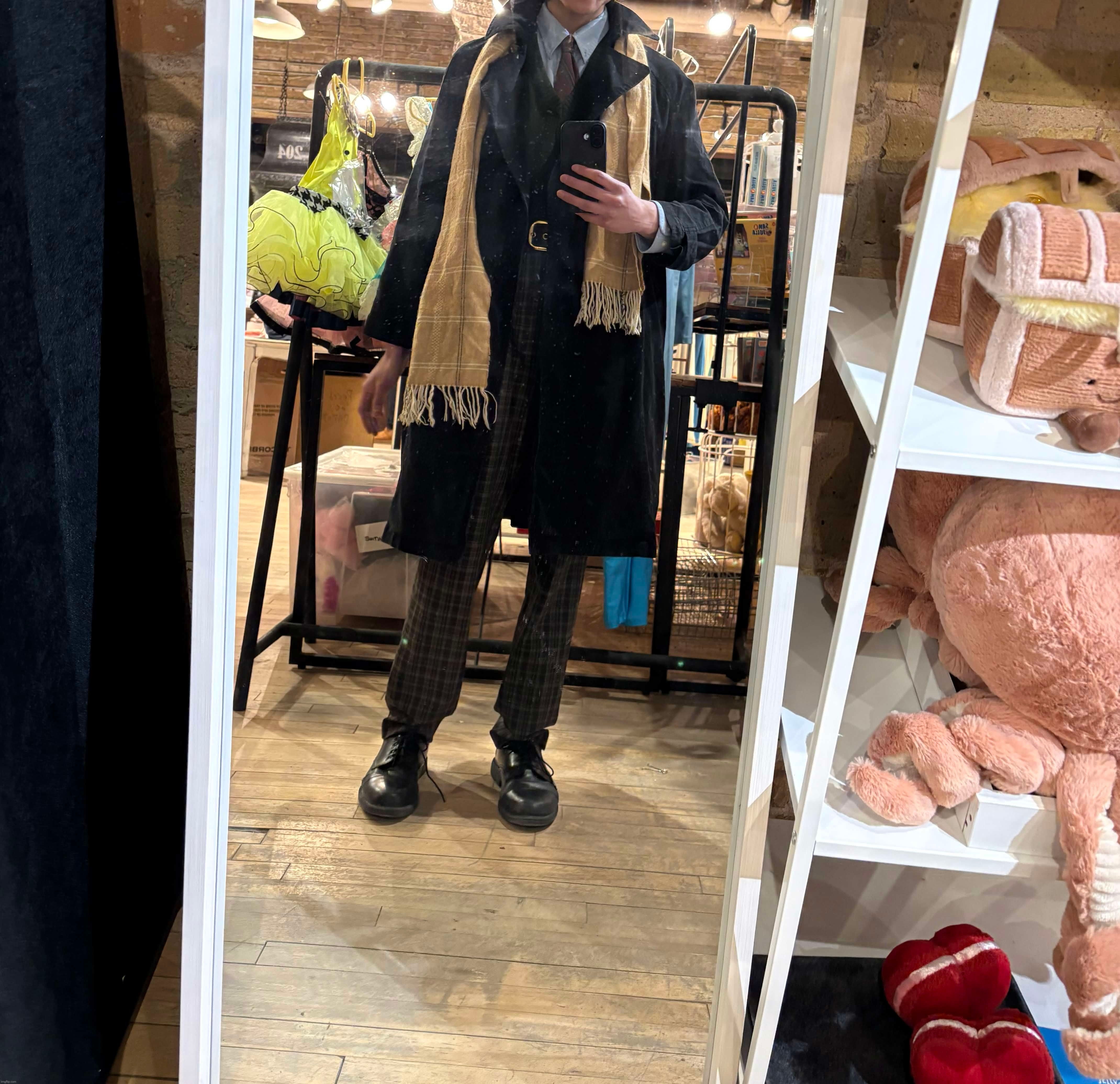 do  I look tuff in ts | image tagged in i should've bought this | made w/ Imgflip meme maker