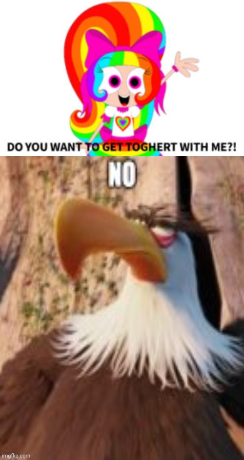 One awnser... | image tagged in this was made by glitterfun | made w/ Imgflip meme maker