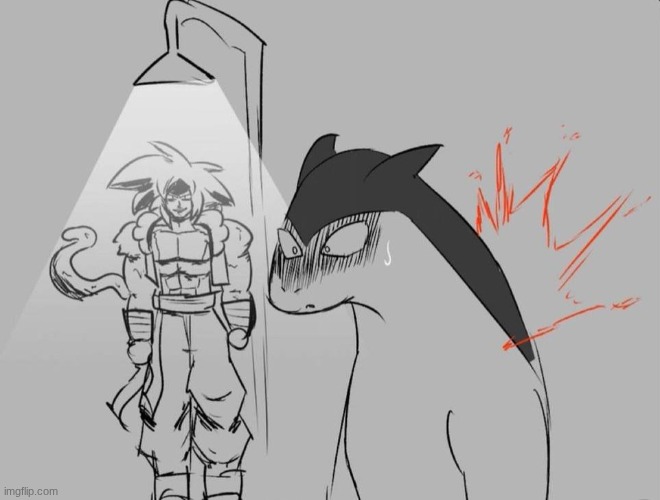 High Quality ssjr gogeta typhlosion Blank Meme Template