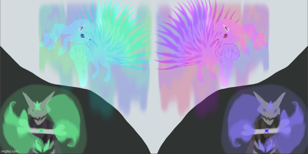 HyperMega Alolan/Qarofan Ninetails A Fairy and Ice Type and HyperMega Alolan/Qarofan Marowak A Ghost and Fire type(Info in Comme | image tagged in screenshot 2026-05-06 12 30 28 png | made w/ Imgflip meme maker