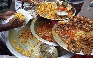 Indian street food Blank Meme Template