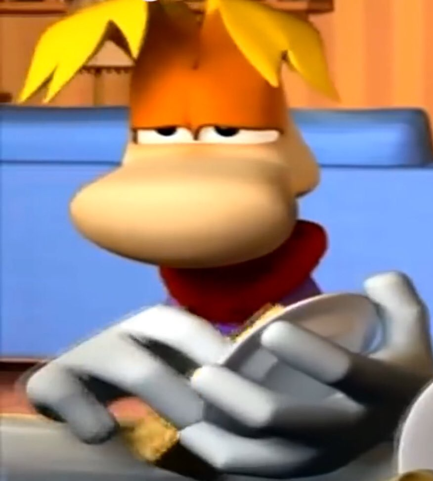 Rayman sadly Blank Meme Template