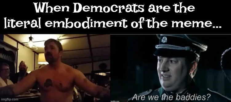 When Democrats are the literal embodiment of the meme... | made w/ Imgflip meme maker