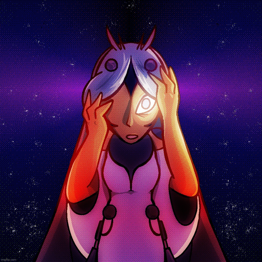 old Oc of mine I don't talk about much anymore, but I still usee her. Her name's sixterix | made w/ Imgflip meme maker