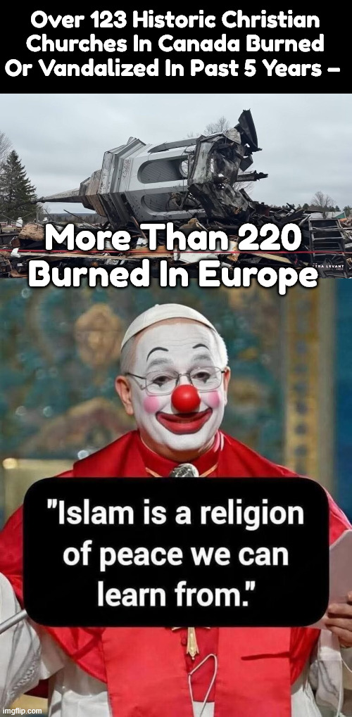 Of course the left will blame it on climate change | Over 123 Historic Christian Churches In Canada Burned Or Vandalized In Past 5 Years –; More Than 220 Burned In Europe | image tagged in christianity,under attack | made w/ Imgflip meme maker