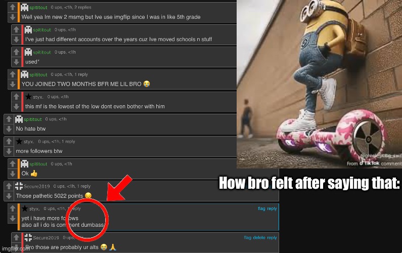 Son | How bro felt after saying that: | image tagged in memes | made w/ Imgflip meme maker
