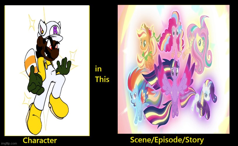 What if Fleetway Rodney was in Twilight's Kingdom? | image tagged in what if this character was in episode/scene meme | made w/ Imgflip meme maker