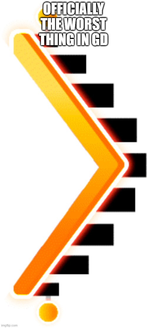 dual portal :( | officially the worst thing in gd | image tagged in dual portal gd | made w/ Imgflip meme maker