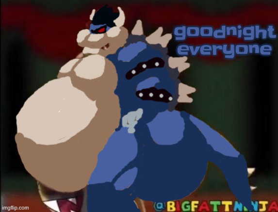 Dark George | goodnight everyone | image tagged in dark george | made w/ Imgflip meme maker