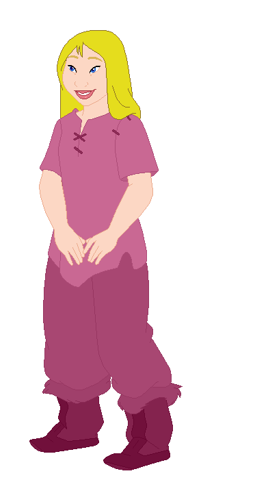 Nita Bearington as Peach (Blonde in Pink) Meme Template