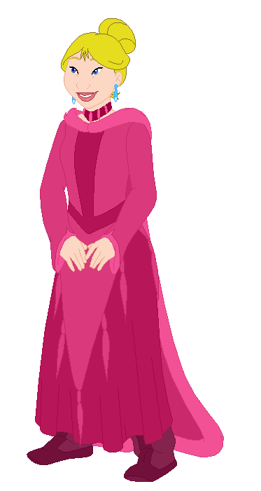 Nita as Peach (Blonde in Pink) Meme Template