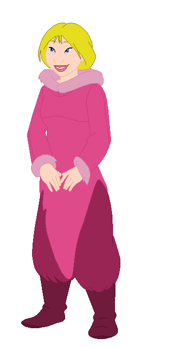 Nita Bearington as Princess Peach (Blonde in Pink) Meme Template